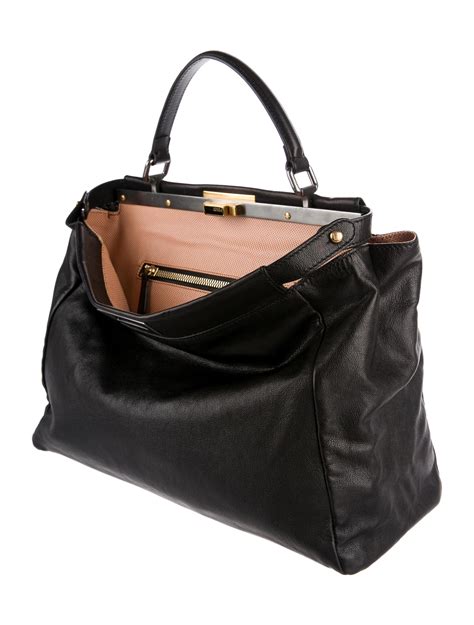 fendi large peekaboo|Fendi peekaboo regular size.